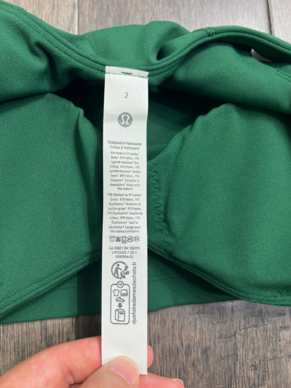 Lululemon NWT Align Tank Top Everglade Green - Picture 3 of 7